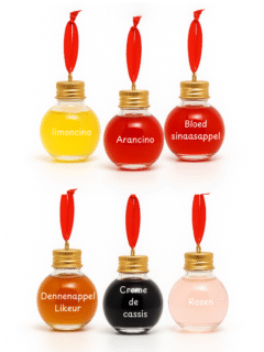 Spritz Kerstballen Likeur set