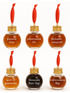 Rum Kerstballen set