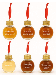 Whisky Kerstballen set